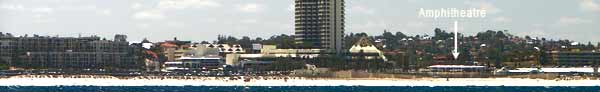 new amphitheatre Scarborough beach coast