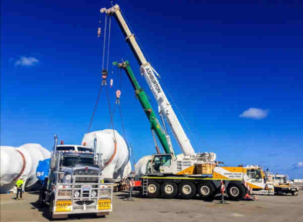 Crane hire near Scarborough Beach.