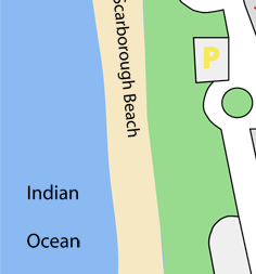 Scarborough Beach Map